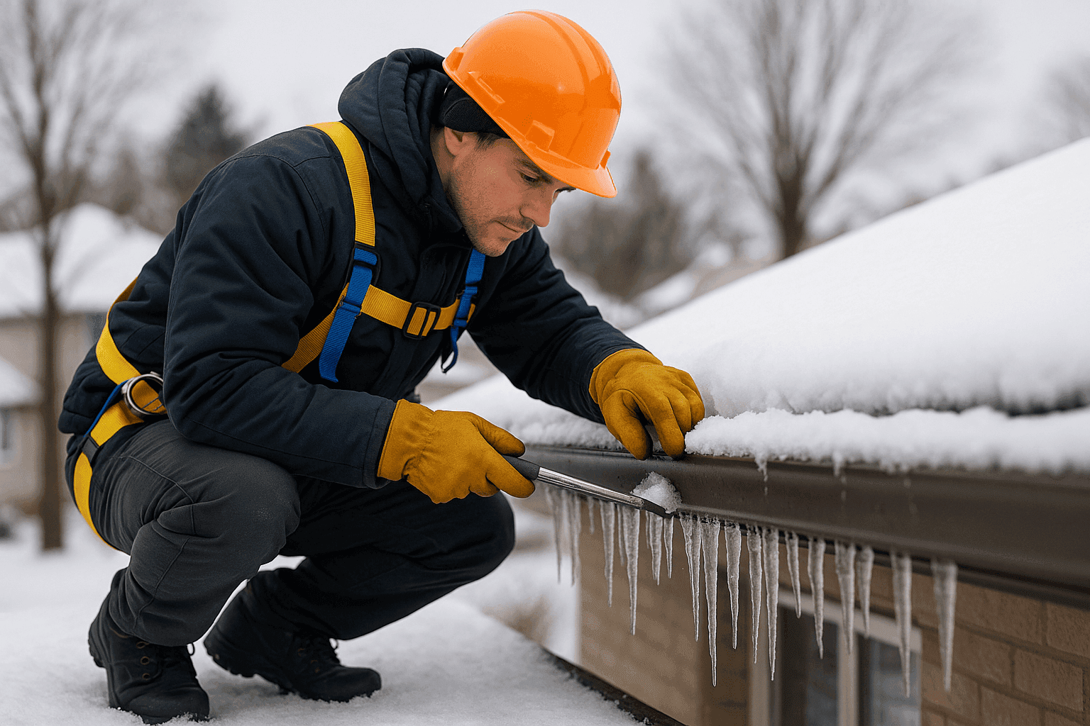 Cómo Prevenir Represas de Hielo y Daños en el Tejado Durante el Invierno
